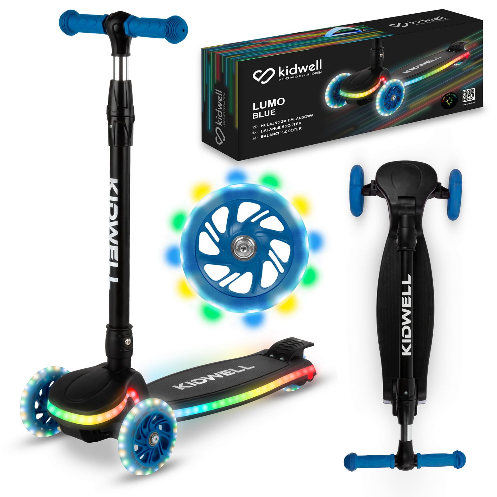 LUMO plavi romobil za ravnotežu