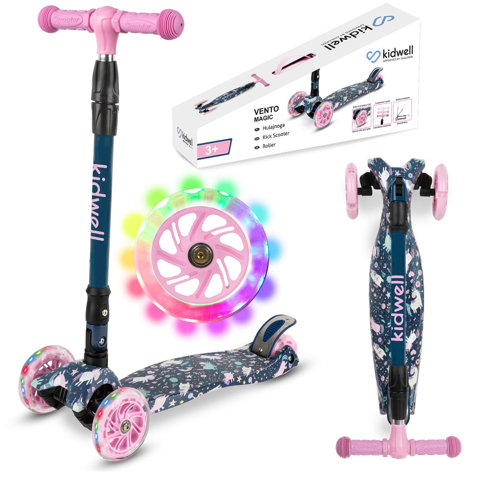 Kidwell VENTO romobil s LED kotačima