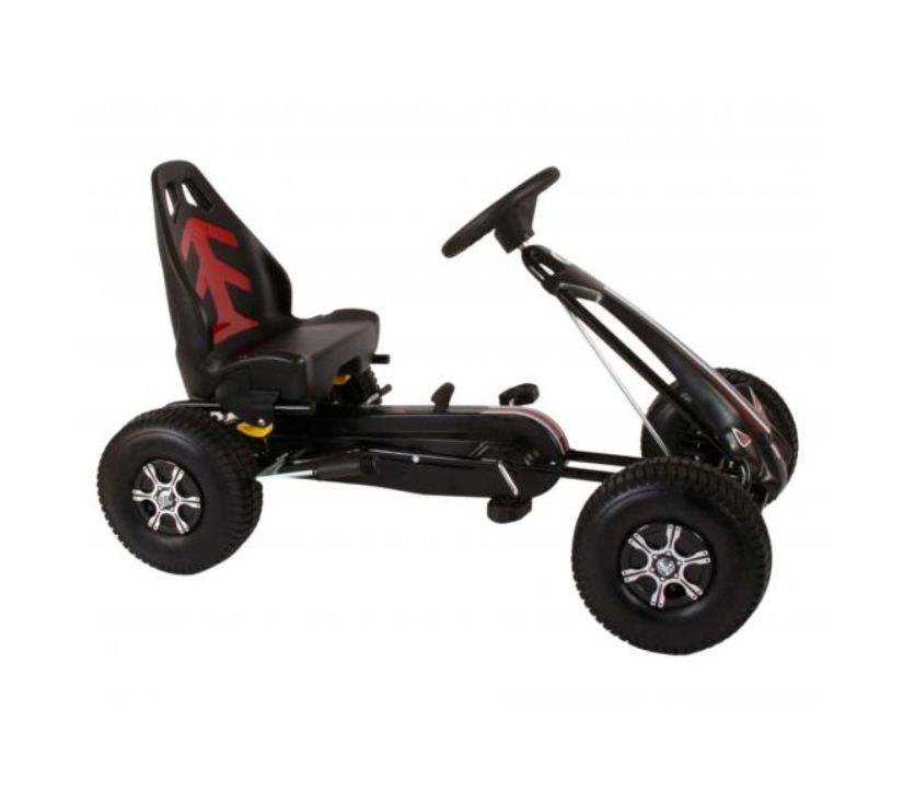 Dječji Volare Racer karting crni