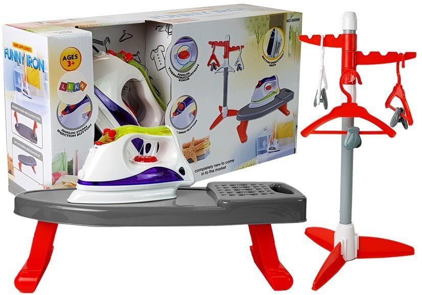 Stalak za glačalo na baterije s vješalicama 