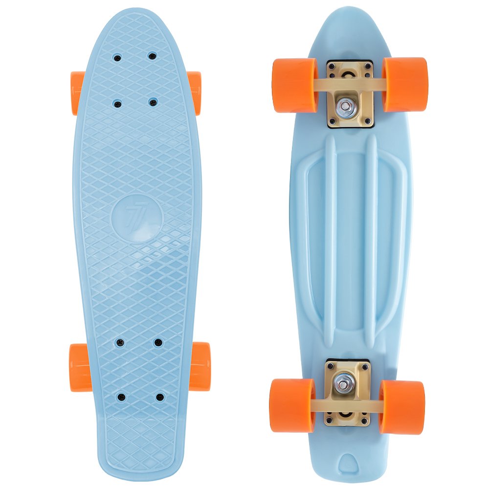 Skateboard 7-brand plava narančasta