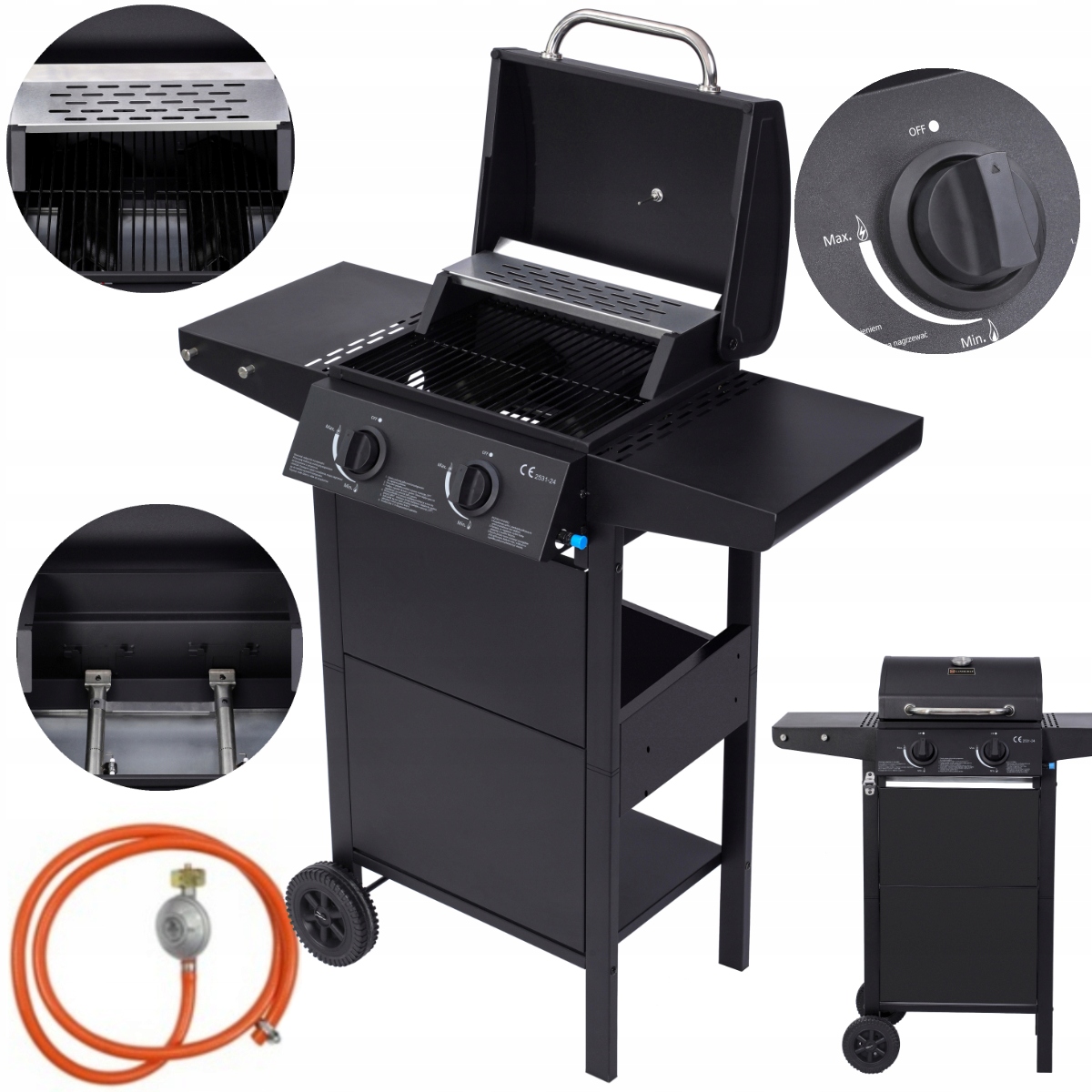 Landgraf plinski roštilj 5kw LG04