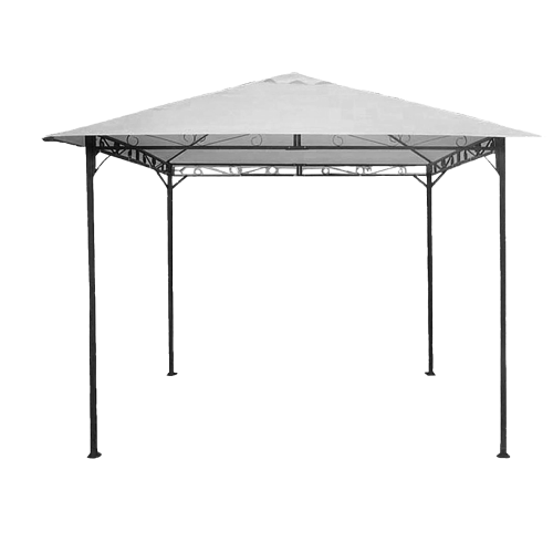 Vrtni paviljon sivi 3 x 3m 3 x 3 x v2,55m