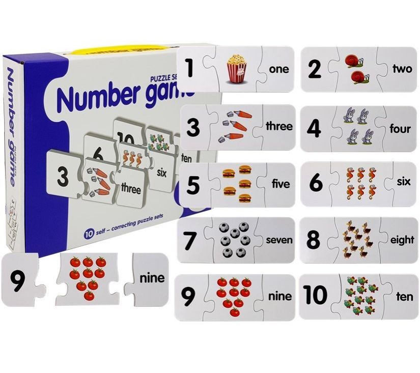 Edukativne puzzle - brojevi do 10 na engleskom