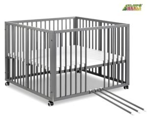 KLUPS JONAS vrtić s kotačićima sivi