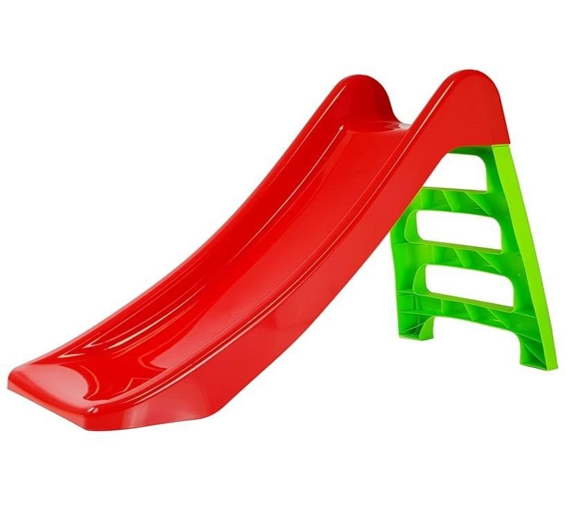 Dječji tobogan zeleno crveni