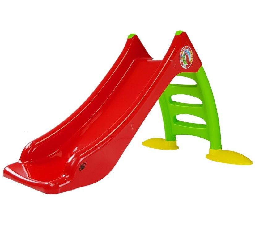 Dječji tobogan zeleno crveni
