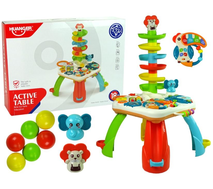 Edukativni tobogan s lopticama i piano