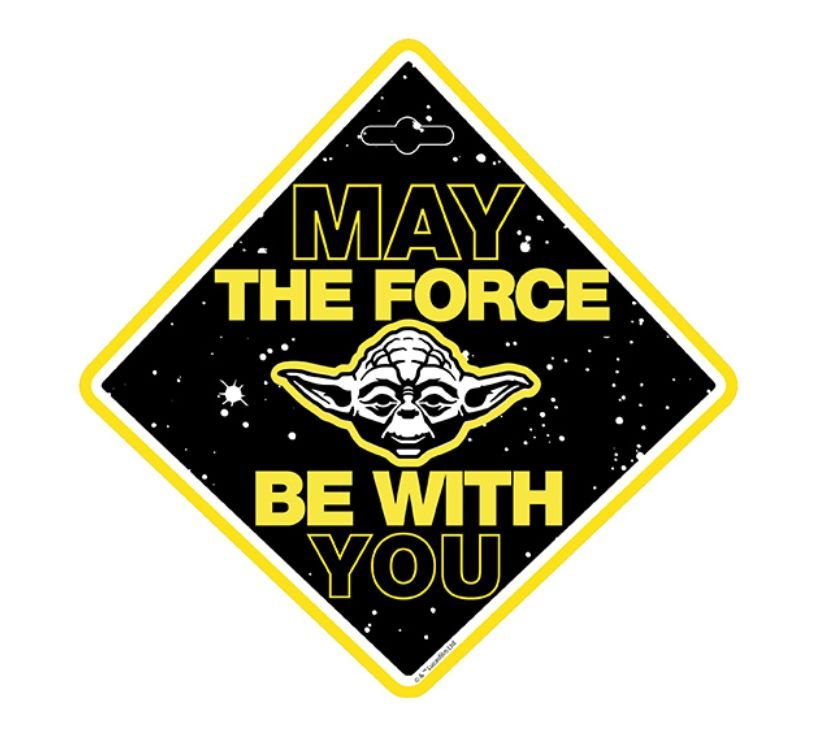 Znak Baby on board Yoda