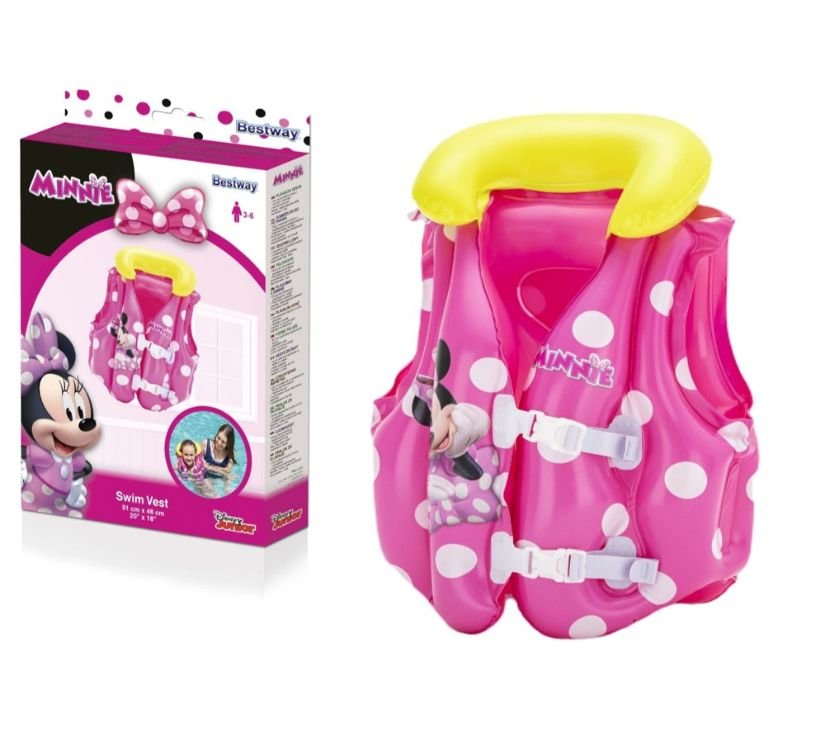 Bestway dječji prsluk za plivanje Minnie 51x46cm