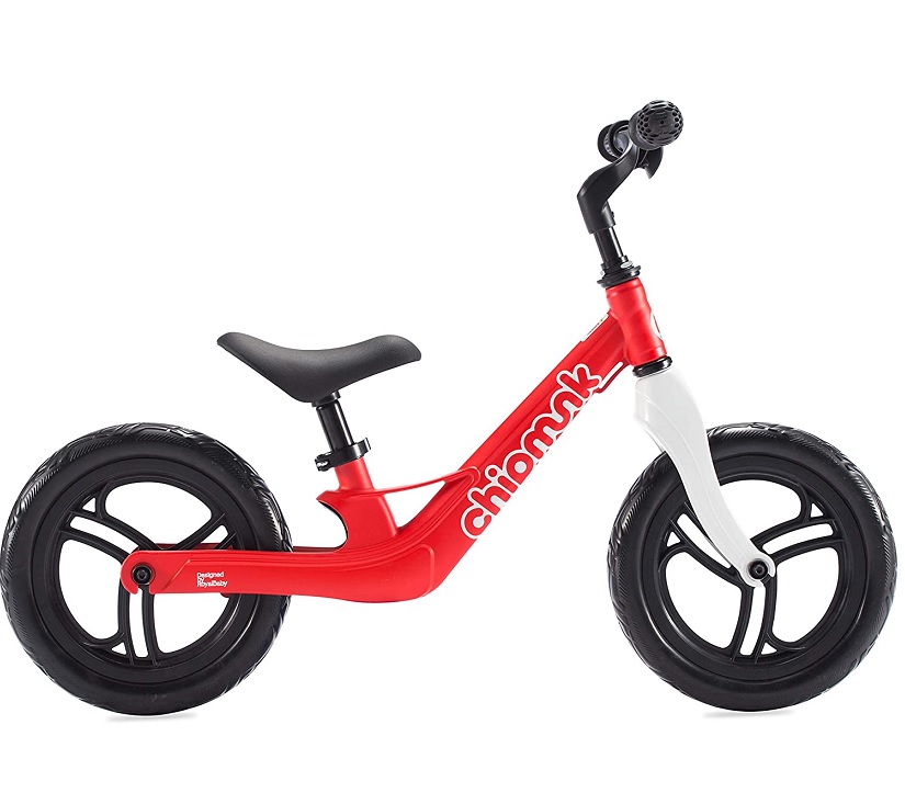 Dječji bicikl bez pedala ChipMunk magnezij crveni CM-B002