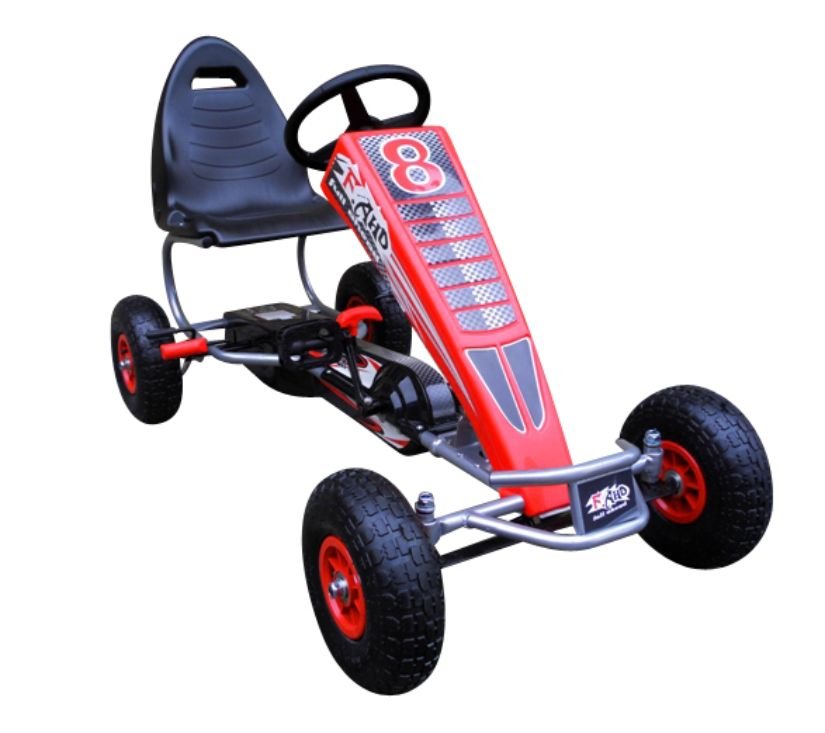 Dječji karting G5 na pedale crveni
