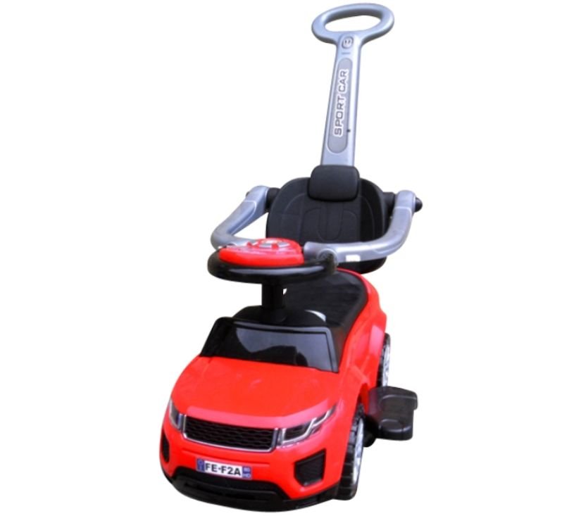 Dječja guralica J4 crveni 3u1