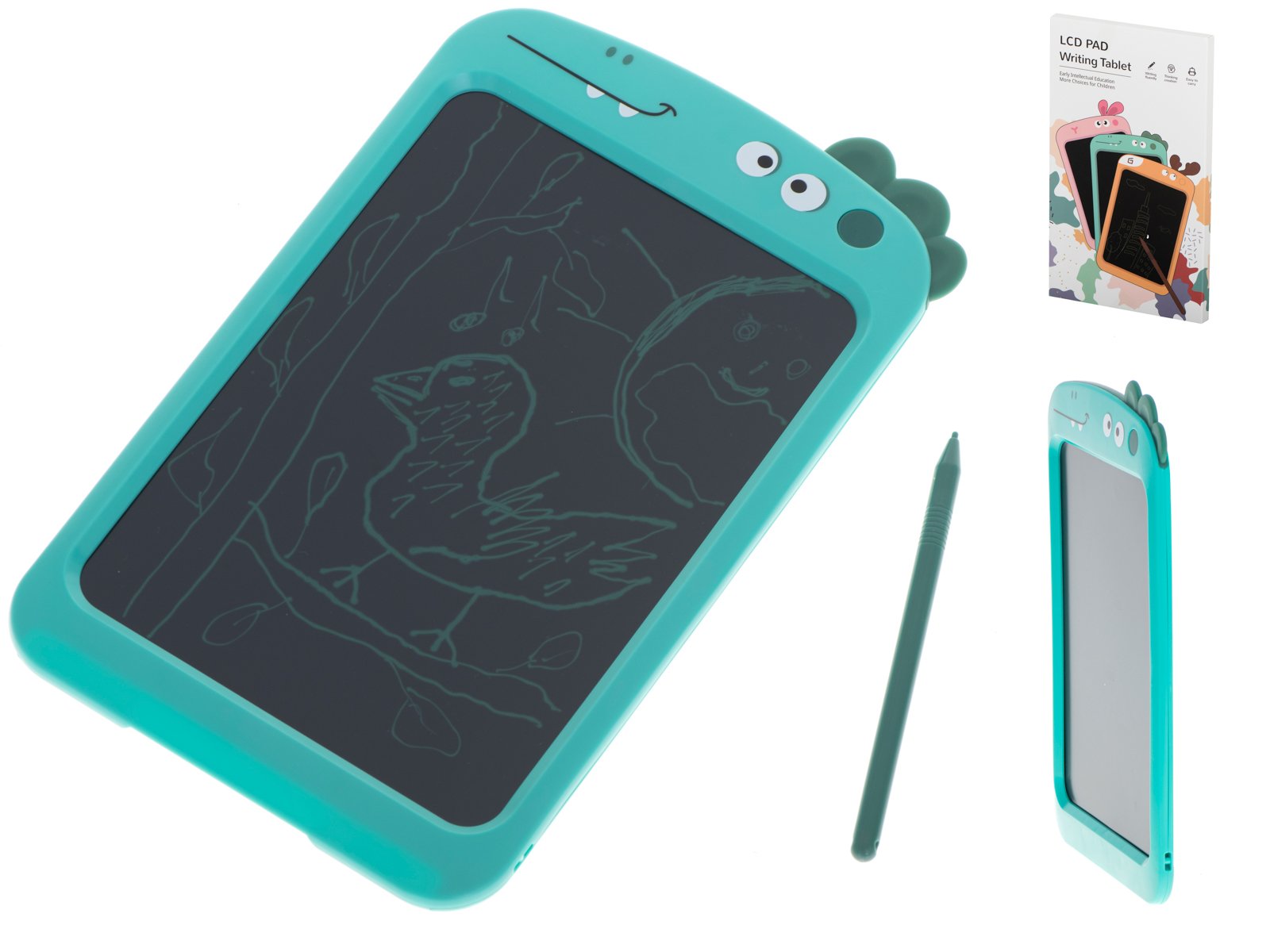 Tablet za crtanje dinosaur 8.5" tirkizni