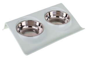 Zdjelice na postolju za ljubimce 2 komada