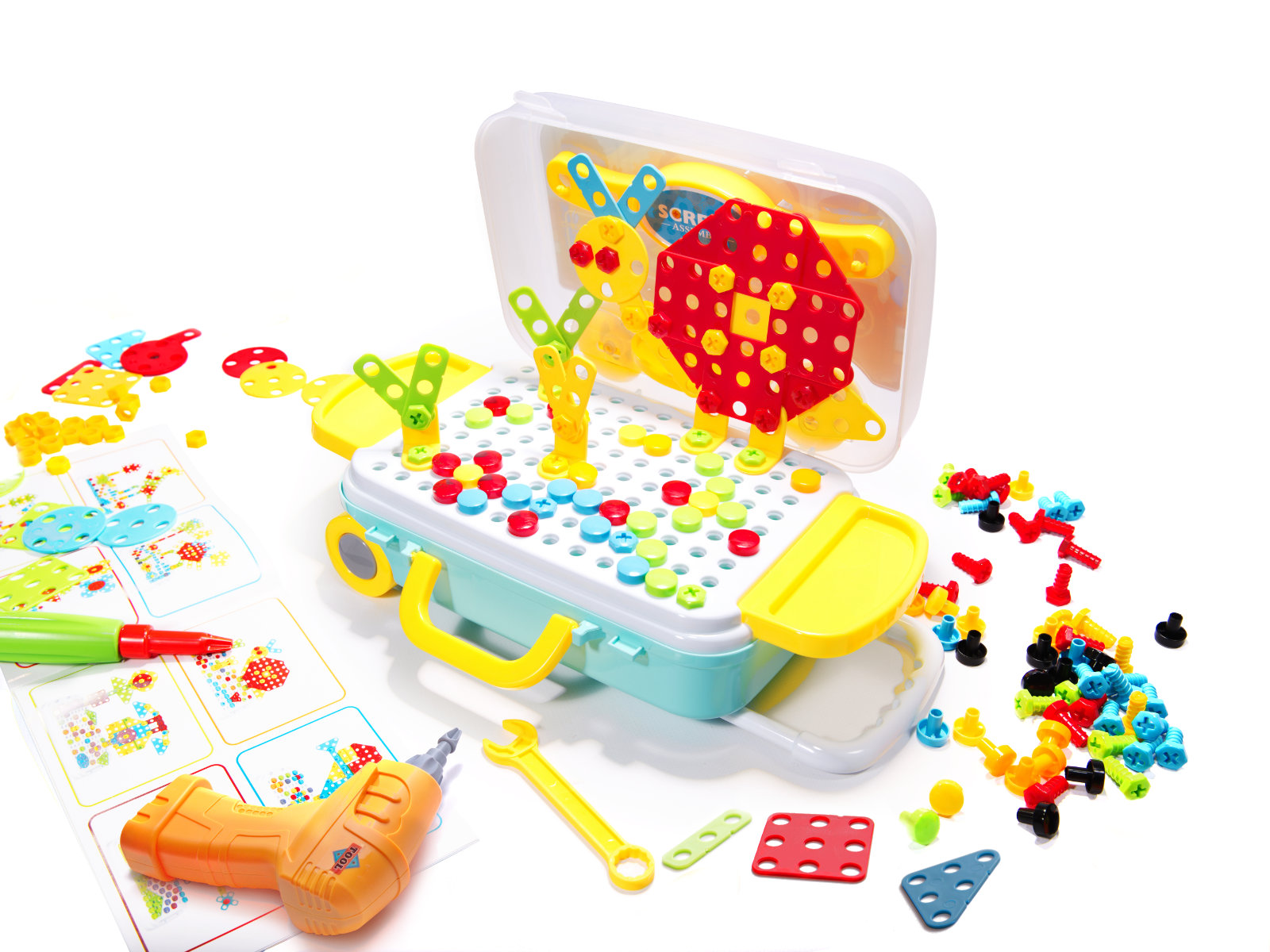 Set odvijač bušilica vijci DIY 258 elemenata