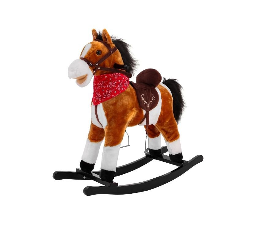 Konjić na ljuljanje svijetlo smeđi