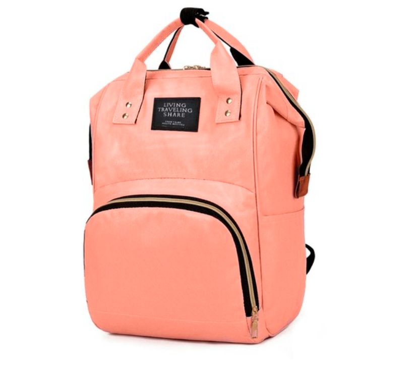 LIVING torba ruksak rozi