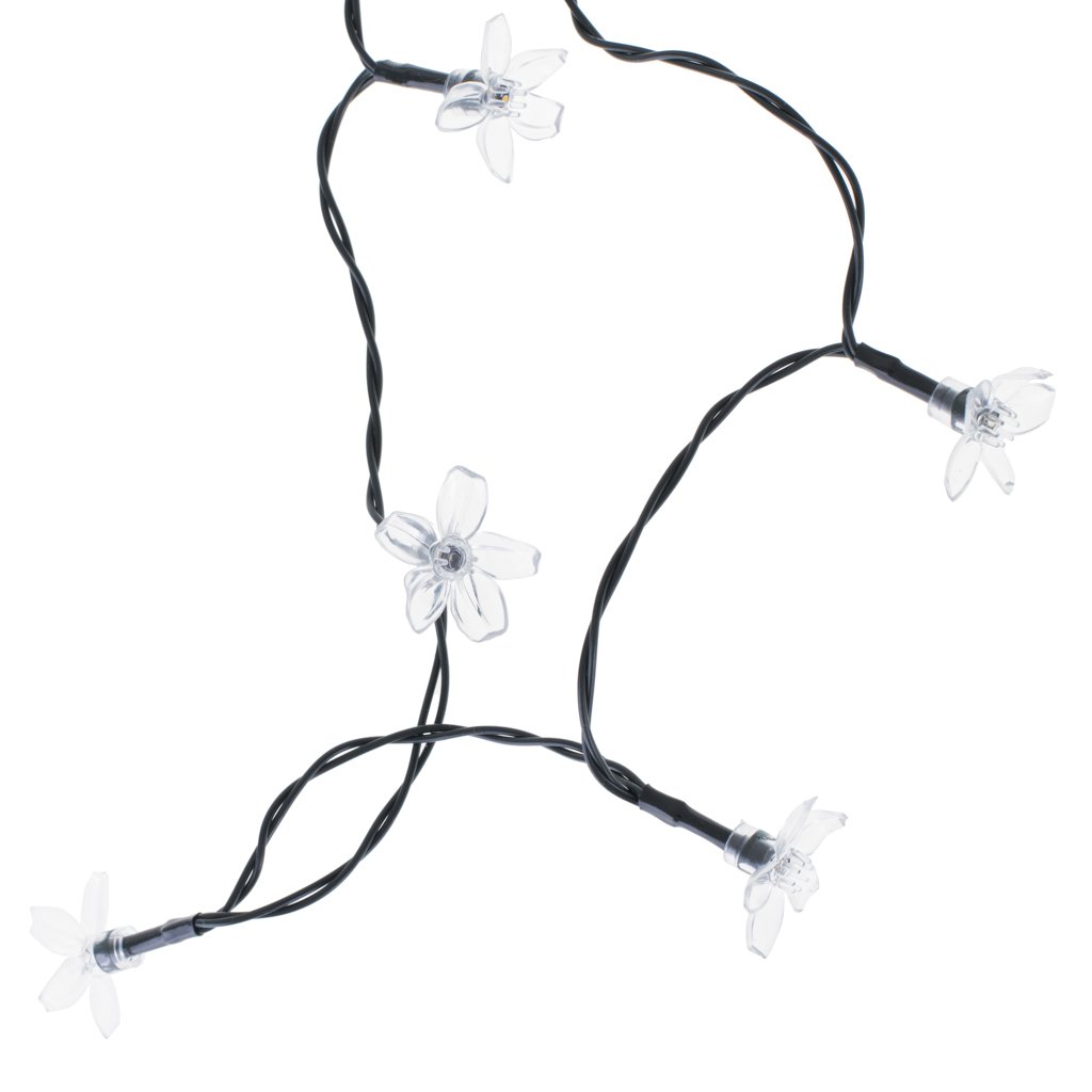 Solarna vrtna svjetla cvijeće 7m 50led višebojna