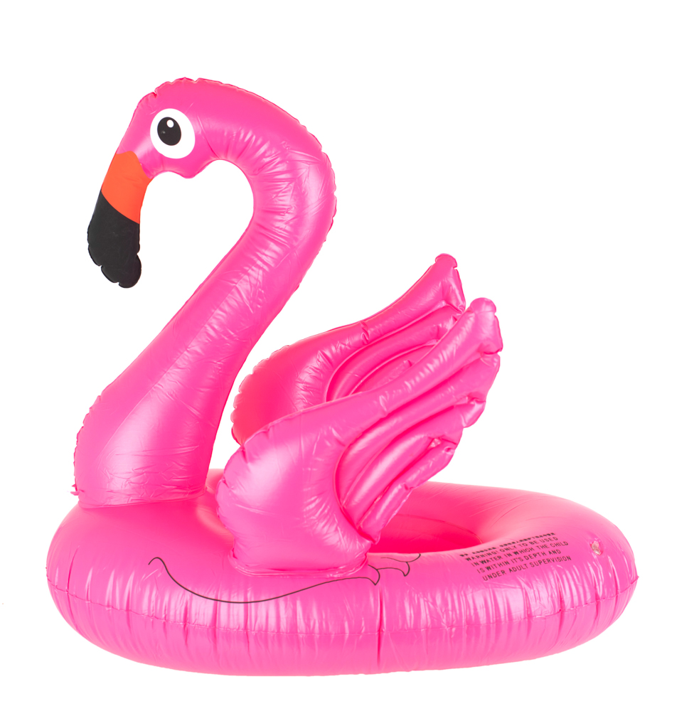 Kolut na napuhavanje flamingo rozi