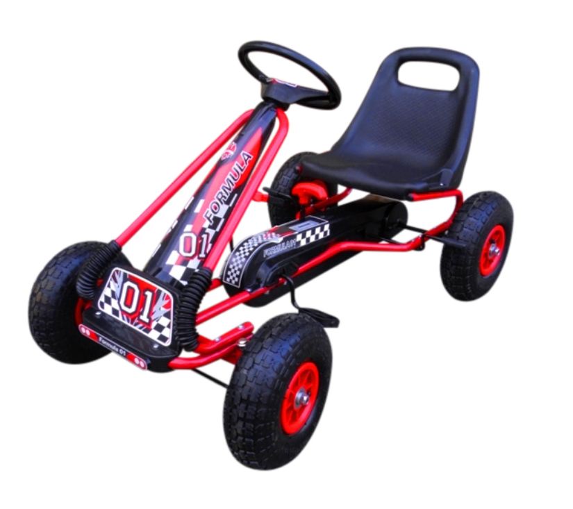 Dječji karting G1 na pedale crveni