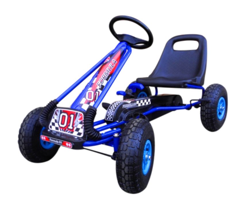 Dječji karting G1 na pedale plavi