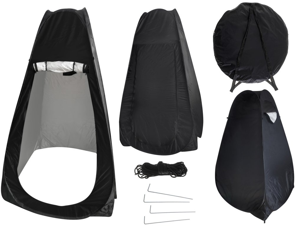Šator za presvlačenje za plažu crni