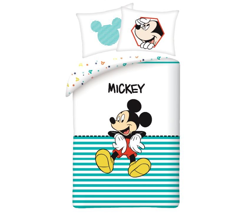 Pamučna posteljina Mickey 140x200cm