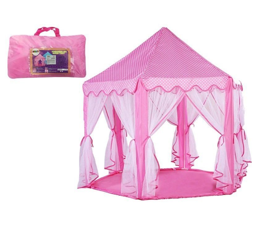 Šator za male princeze rozi