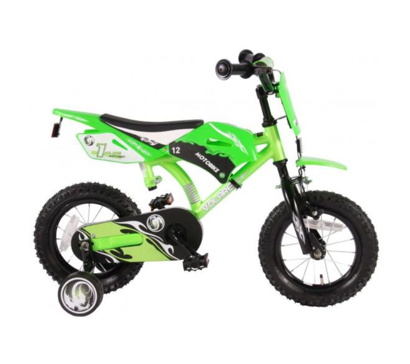 Volare dječji bicikl - motor 12" zeleni
