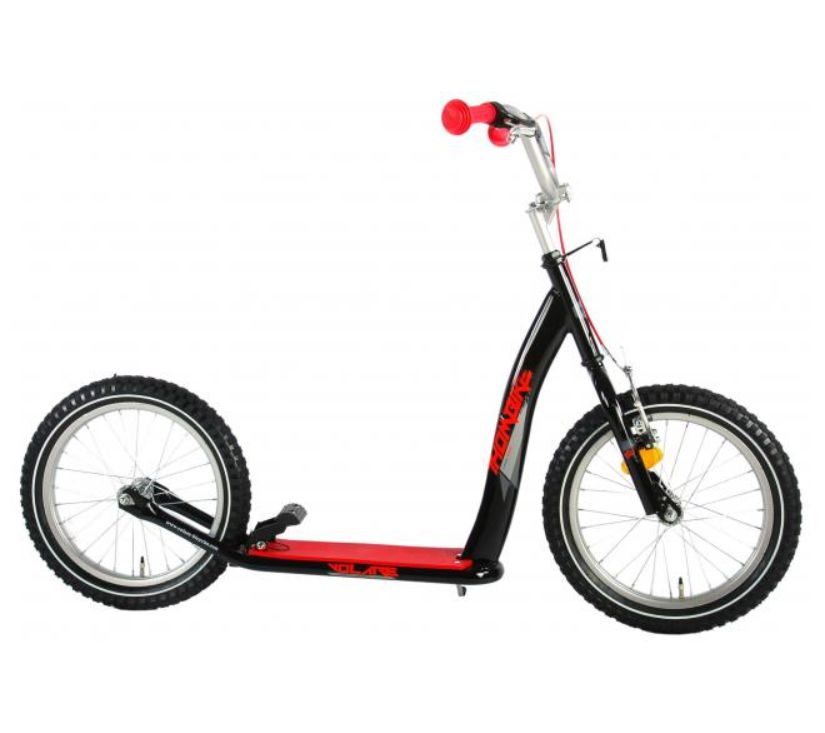 Volare romobil 16 inča crno - crveni