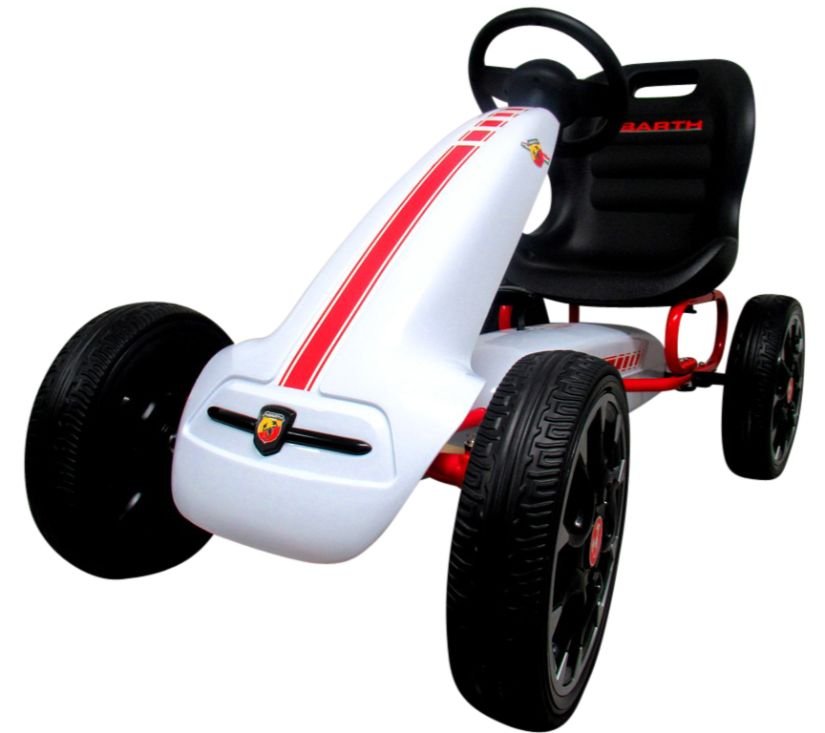 ABARTH karting na pedale bijeli