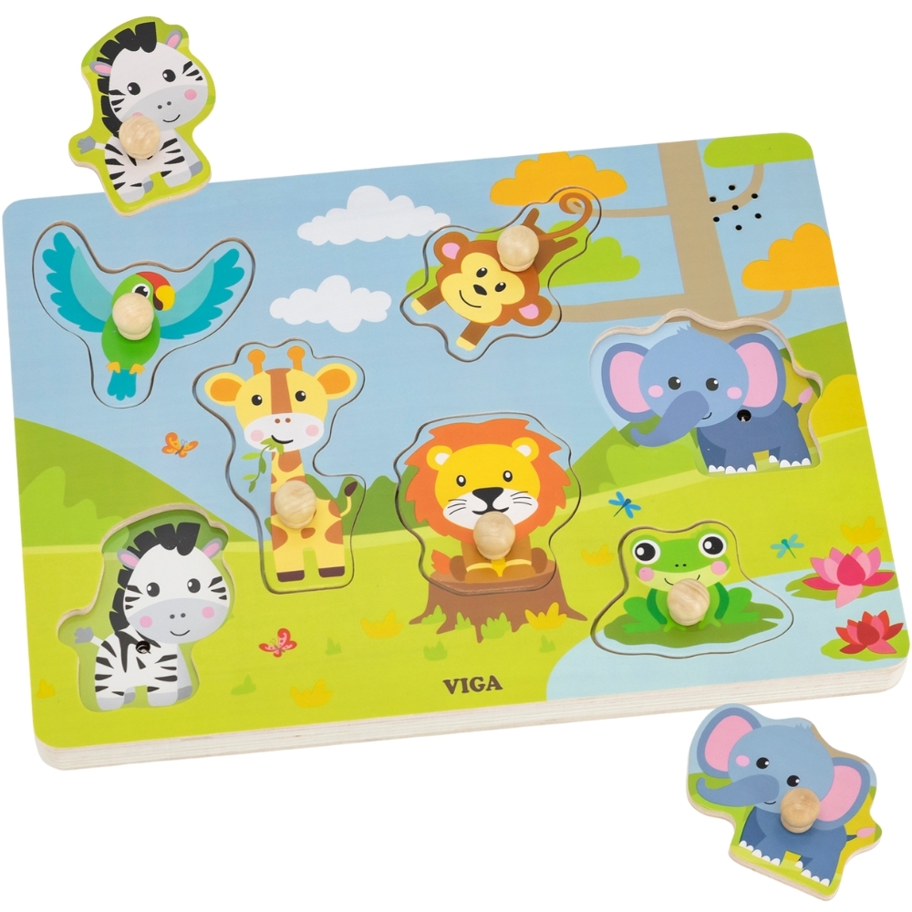 Viga zvučna slagalica spoji egzotične životinje