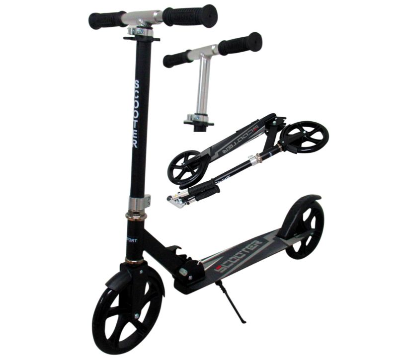 Sportski dječji romobil crni