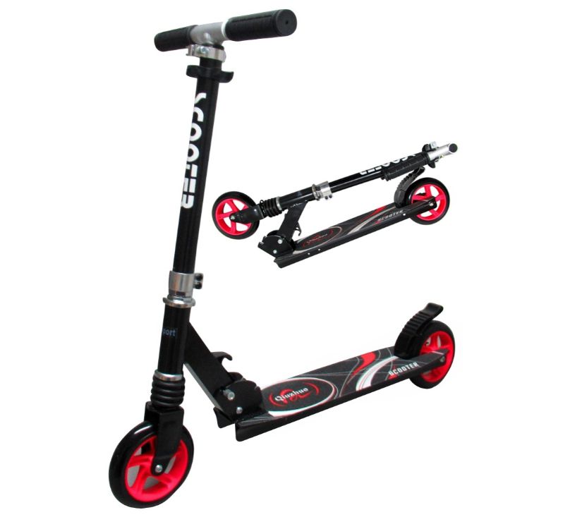 Romobil H7 crno - crveni