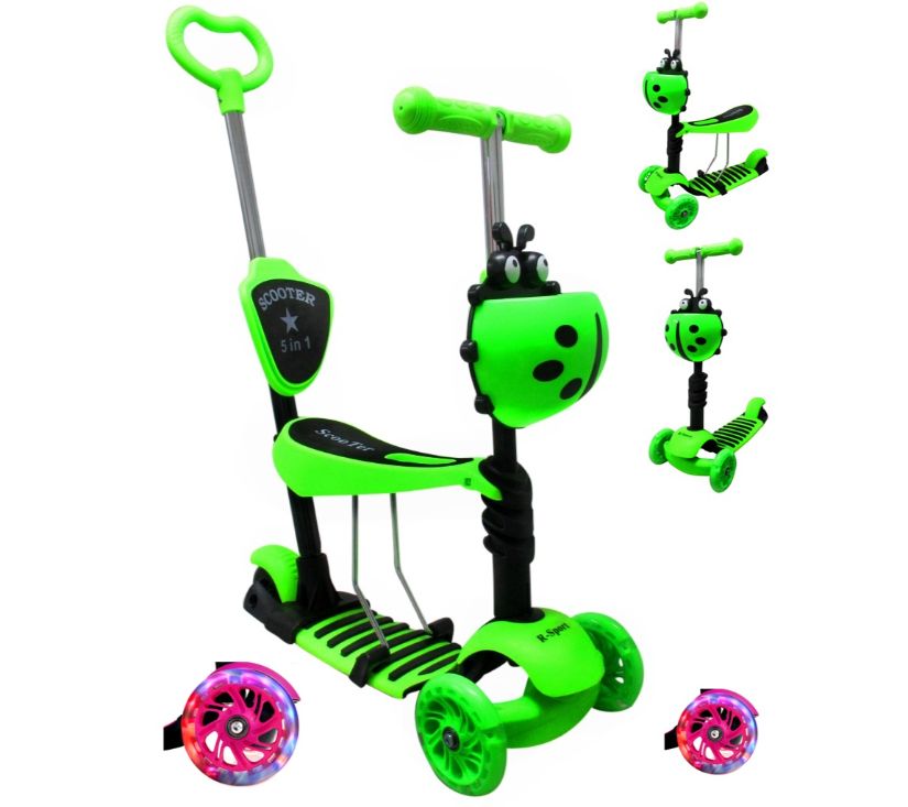 Romobil - guralica 5u1 zeleni