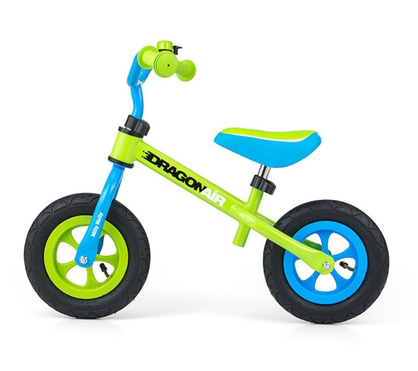 Milly Mally bicikl guralica Dragon Air zeleni