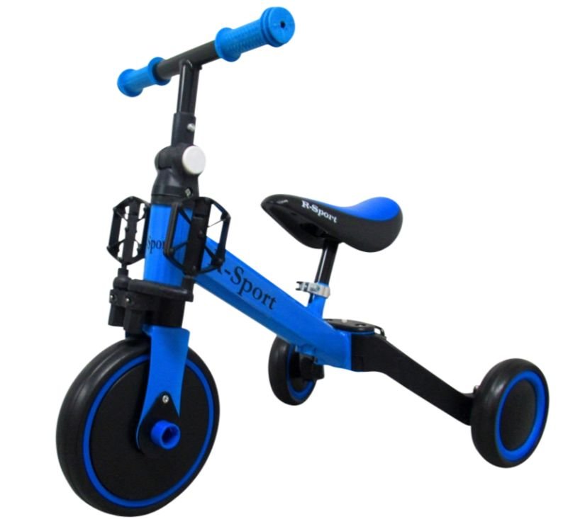 Dječji 3u1 tricikl P8 plavo - crna
