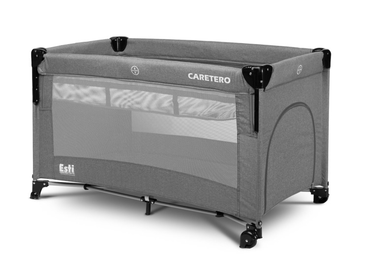 Putni krevetić Esti 120x60x25cm tamno sivi