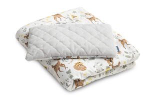 Komplet za dječji krevetić Plush poplun jastuk šumske životinje