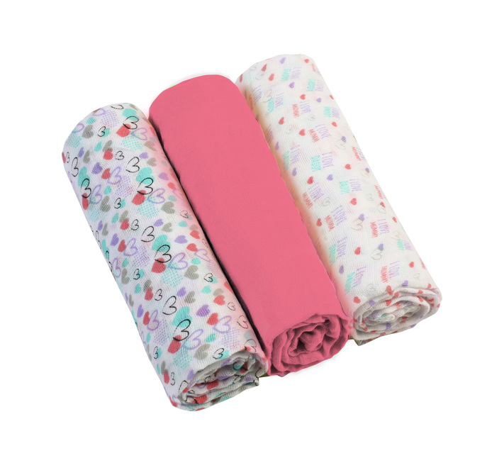 Babyono muslin pelene, 3 komada , djevojčice