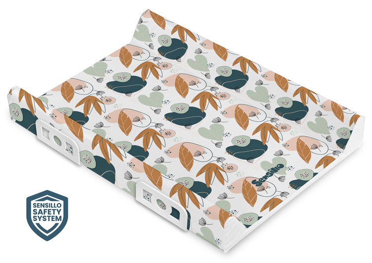 Sensillo podloga za presvlačenje 70cm lišće narančasta