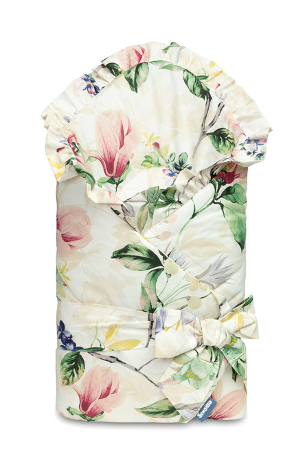 Dvostrani poplun za bebe 75x75cm cvijeće