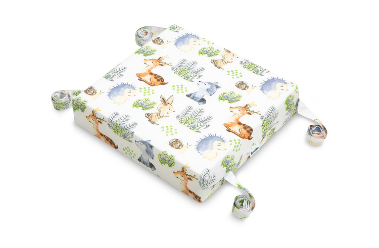 Jastuk za dječju stolicu 32x32x8cm šumske životinjice