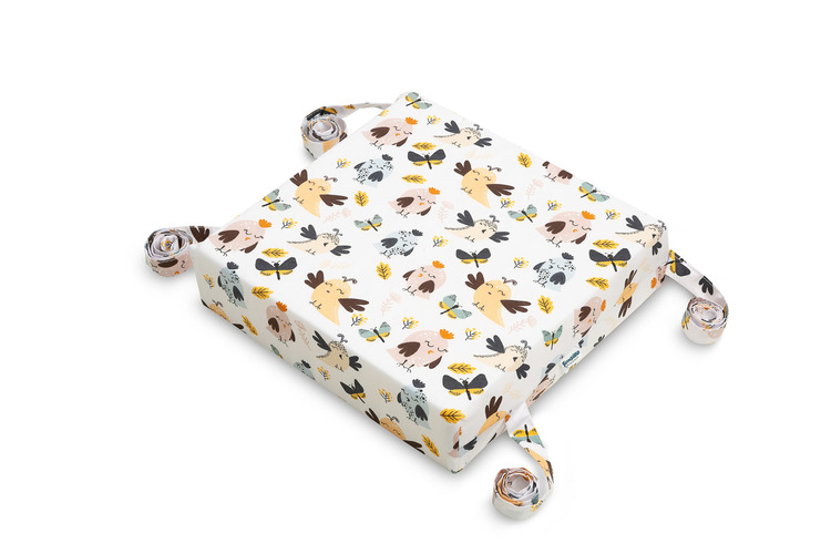 Jastuk za dječju stolicu 32x32x8cm pilići