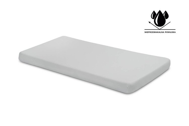 Vodootporna plahta za dječji krevetić 120x60cm siva