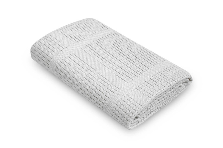 Ažur deka lulu svijetlo siva