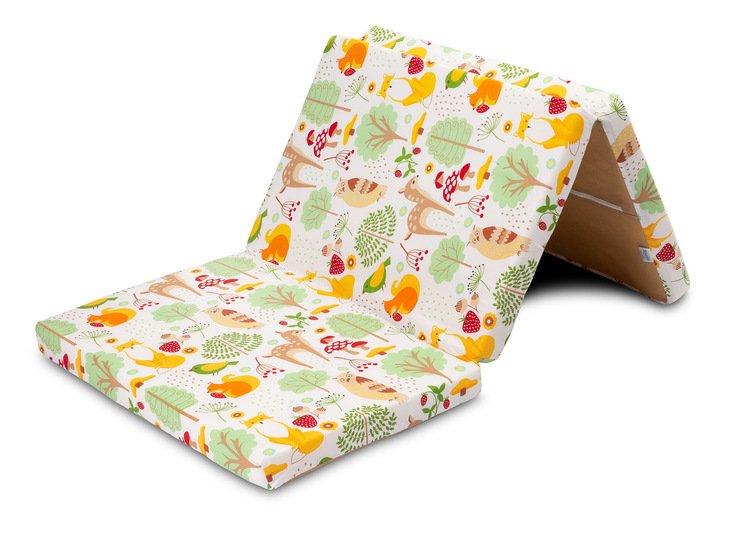 Sensillo sklopivi madrac 120x60cm šumske životinje