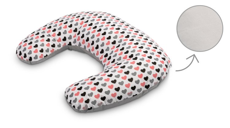 Sensillo jastuk za hranjenje beba srca trobojna