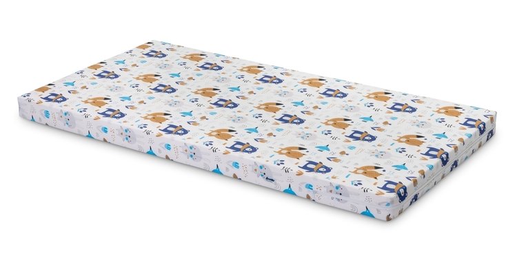 Madrac za dječji krevetić 120x60cm medo i prijatelji